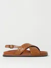 Twinset Flat Sandals  Woman Color Leather