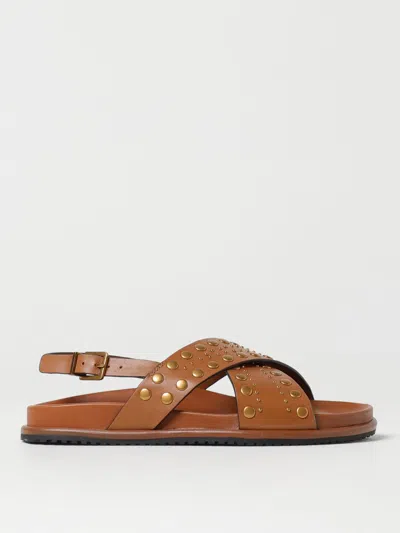 Twinset Flat Sandals  Woman Color Leather