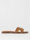 Twinset Flat Sandals  Woman Color Leather