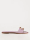Twinset Flat Sandals  Woman Color Lilac