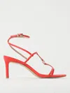TWINSET HEELED SANDALS TWINSET WOMAN COLOR ORANGE,F53044004