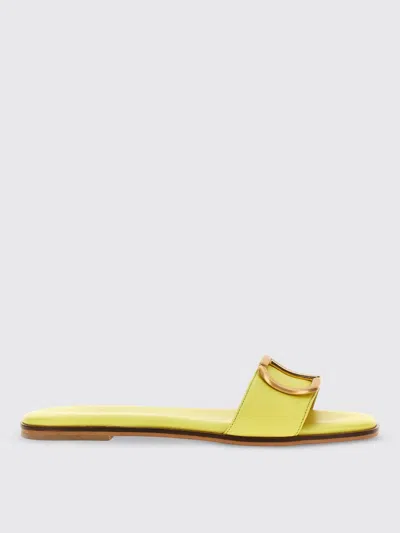 Twinset Flat Sandals  Woman In Yellow