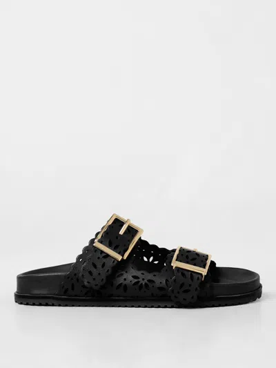 Twinset Flat Shoes  Woman Color Black In Black