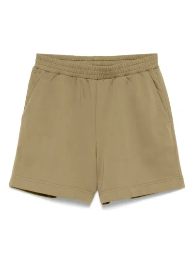 Twinset Fleece Shorts In Green