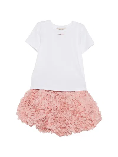 Twinset Floral-appliqué T-shirt Dress