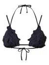 Twinset Floral-appliqué Triangle Bikini Top