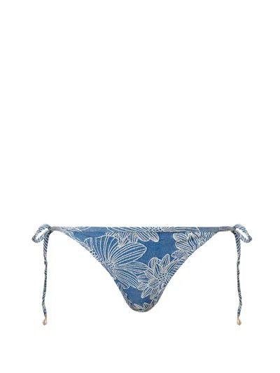 Twinset Floral Bikini Bottoms In Multi