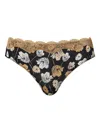 Twinset Floral-lace Briefs In Multi