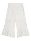Twinset Floral-lace Trousers In White
