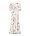 Twinset Floral-print Crepe Dress In White