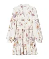 Twinset Floral-print Mini Dress In White
