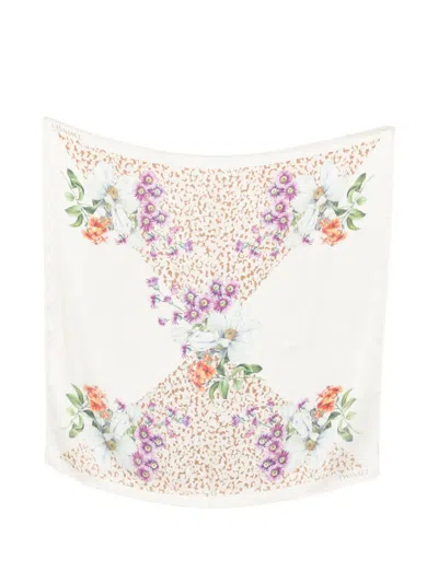 Twinset Floral-print Scarf In Multi