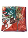 Twinset Floral-print Scarf In Red