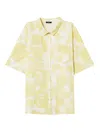 Twinset Floral-print Shirt In Yellow