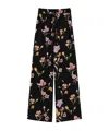 Twinset Twin-set Relaxed Fit Black Trousers In Black