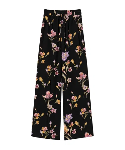 TWINSET TWINSET ALLOVER FLORAL PRINT TROUSERS