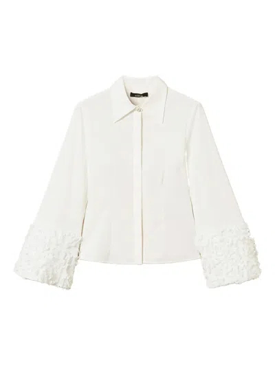 Twinset Floral Shirt In White