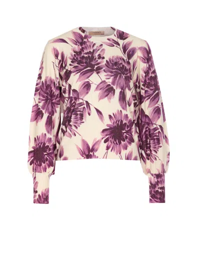 TWINSET FLORAL SWEATER