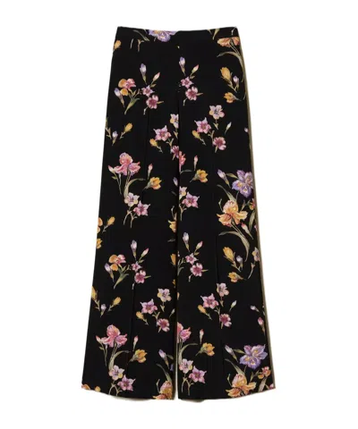 TWINSET FLORAL TROUSERS