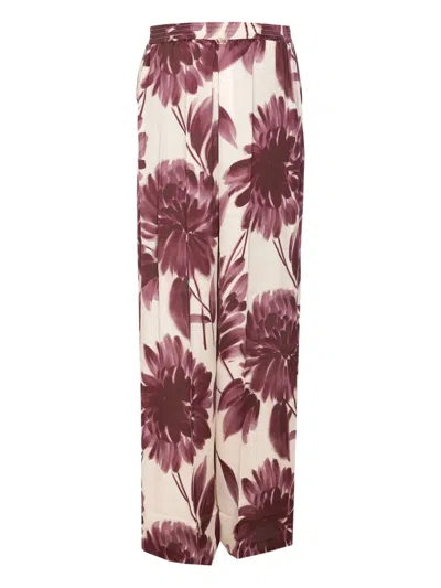 TWINSET FLORAL TROUSERS