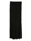 Twinset Twin-set Flowing Black Maxi Skirt