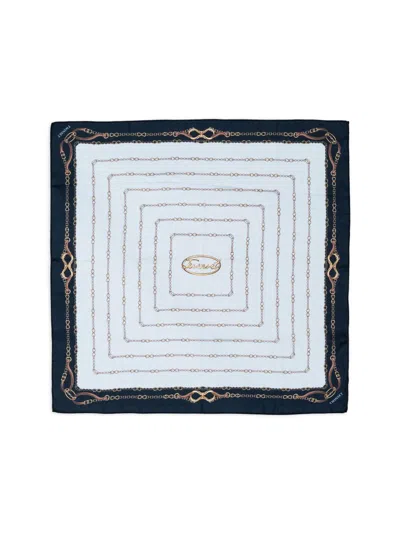 Twinset Foulard Azzurro E Blu  In Blue