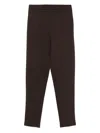 Twinset Front-crease Straight Trousers In Black