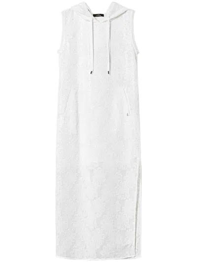 Twinset Full-sequined Dress In White