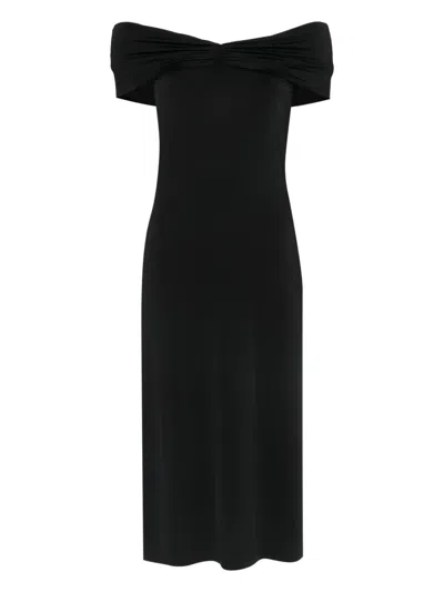 Twinset Gathered Midi Dress