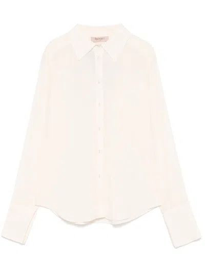 Twinset Georgette Shirt In White