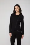 Twinset Giacca Felpata Nera In Nero