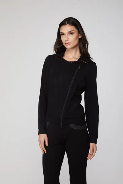 Twinset Giacca Felpata Nera In Nero