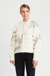 Twinset Giacca In Maglia Bianca In Bianco