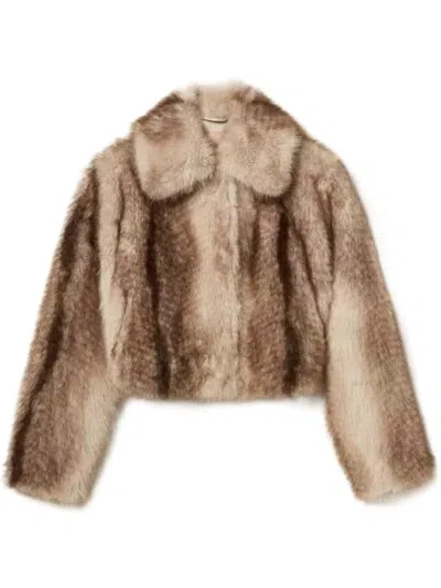 Twinset Twin-set Brown Polyester Giacca Jacket