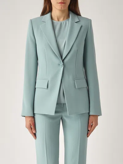Twinset Giacca Monopetto Blazer In Carta Da Zucchero