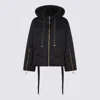 Twinset Hooded Zip-fastening Jacket In Black
