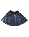 Twinset Girl Gonna Blu In Velluto E Paillettes In Blu