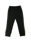 Twinset Girl Leggings Con Strass Nero In Nero