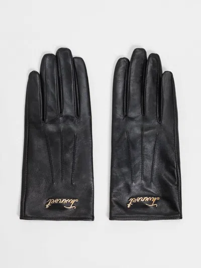 Twinset Gloves Woman In Black