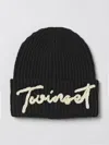 Twinset Logo-lettering Beanie In Black