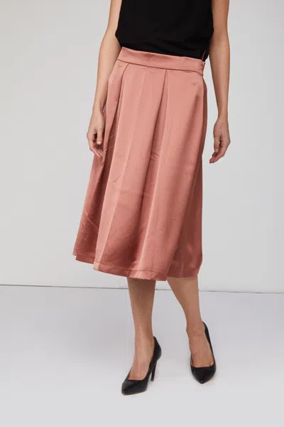 Twinset Gonna A Pieghe Rosa In Pink