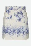 Twinset Toile De Jouy Printed Mini Skirt In Multi