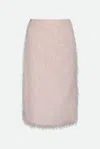 Twinset Gonna Piume Rosa In Multi