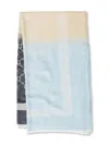 Twinset Gradient-effect Scarf In Blue