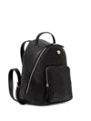 Twinset Grained-effect Logo-stud Backpack In Blue