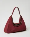 Twinset Grand Sac « Liliane » En Cuir Velours