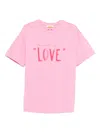 Twinset Graphic-print T-shirt In Pink