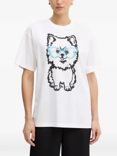 Twinset Graphic-print T-shirt In White
