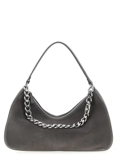 Twinset Grey Liliane Medium Shoulder Bag In Gray
