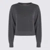 Twinset Twin-set Soft Wool Blend Sweater In Gray
